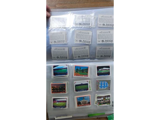 Panini euro 96-complete losse stickerset+leeg album+4 pakjes - afbeelding 9 van  10