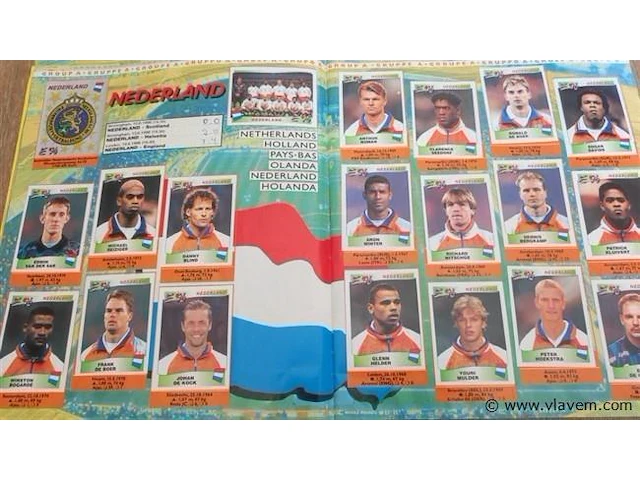 Panini europe 96 album compleet - afbeelding 8 van  10