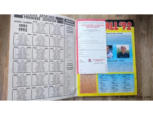 Panini football 92-incompleet album - afbeelding 2 van  10