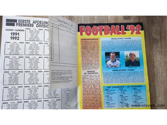 Panini football 92-incompleet album - afbeelding 3 van  10