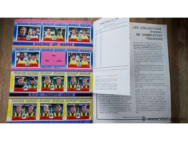 Panini football 92-incompleet album - afbeelding 8 van  10