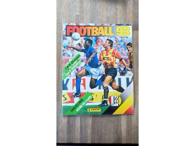 Panini football 93-incompleet album - afbeelding 1 van  9