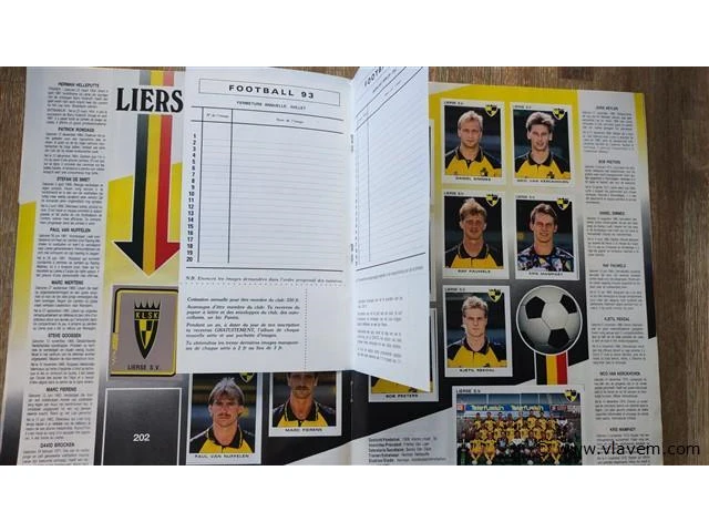 Panini football 93-incompleet album - afbeelding 4 van  9