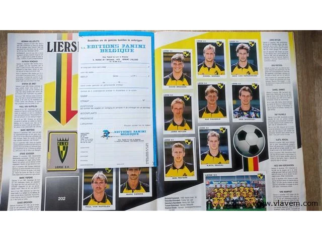 Panini football 93-incompleet album - afbeelding 5 van  9