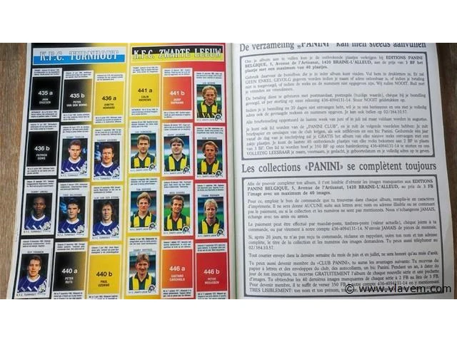 Panini football 93-incompleet album - afbeelding 8 van  9
