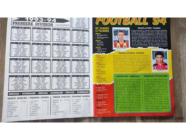 Panini football 94-incompleet album - afbeelding 2 van  7