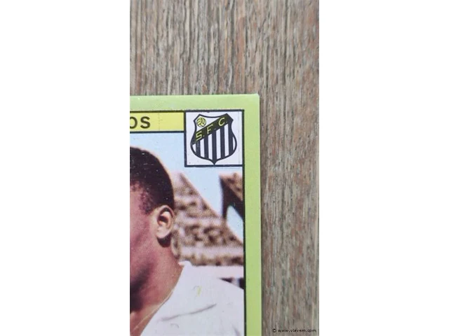 Panini sticker pélé santos - afbeelding 3 van  6