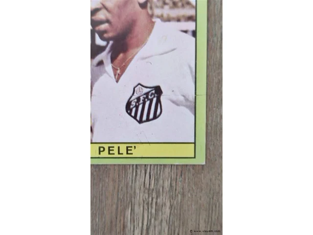 Panini sticker pélé santos - afbeelding 4 van  6
