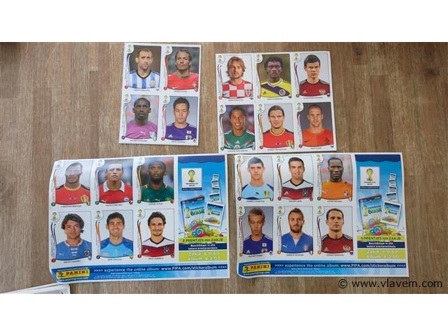 Panini world cup 2014-4 stickervellen - afbeelding 1 van  2