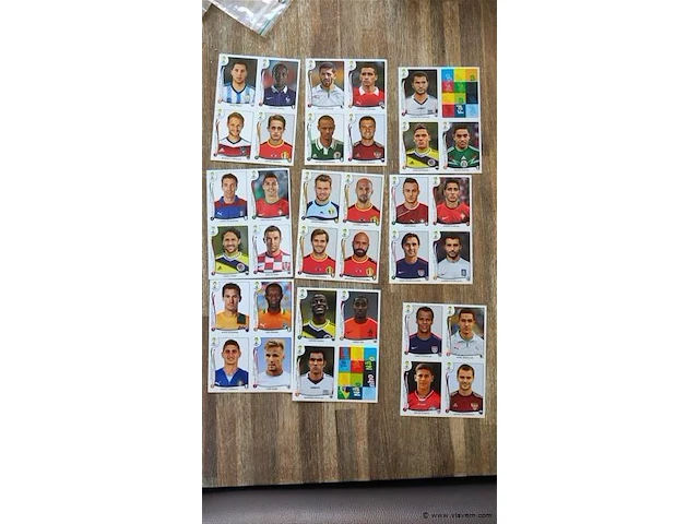 Panini world cup 2014-9 stickervellen - afbeelding 1 van  2