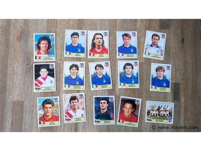 Panini world cup usa 94- 15 losse stickers - afbeelding 1 van  2