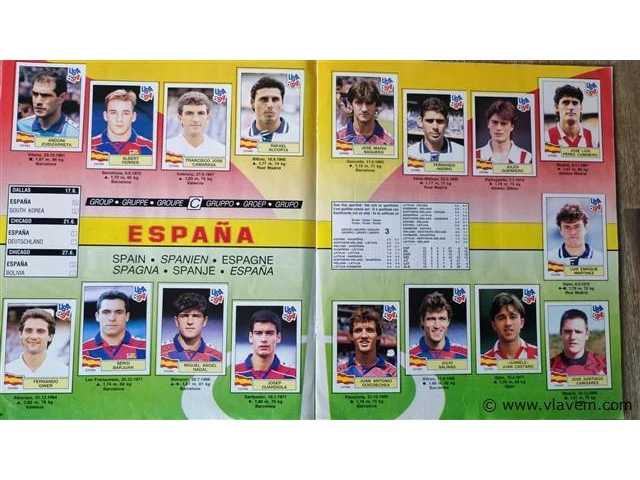 Panini world cup usa 94-compleet album - afbeelding 6 van  10
