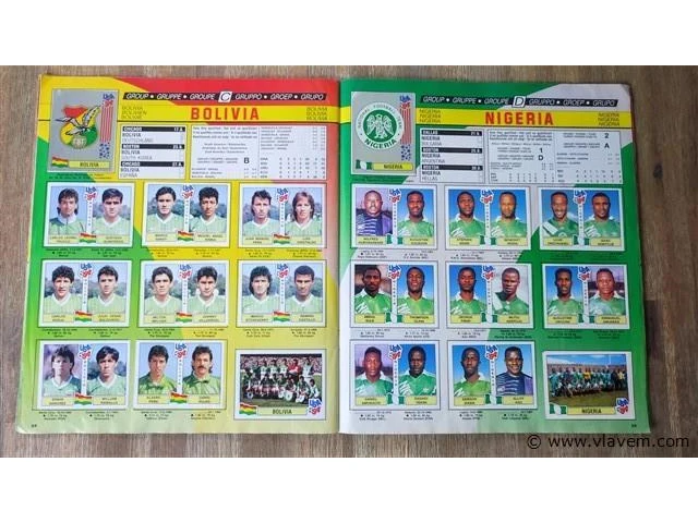 Panini world cup usa 94-compleet album - afbeelding 5 van  9