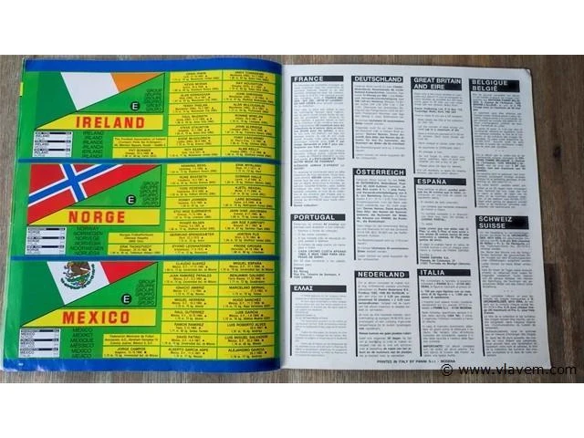 Panini world cup usa 94-compleet album - afbeelding 8 van  9