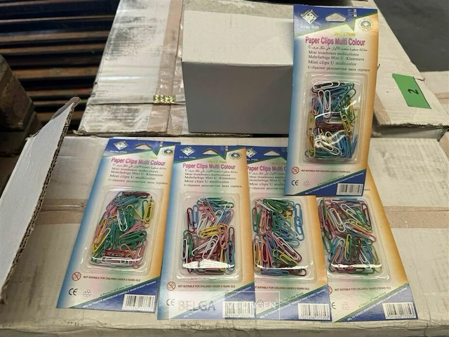 Paperclips multi color 216 stuks - afbeelding 7 van  9