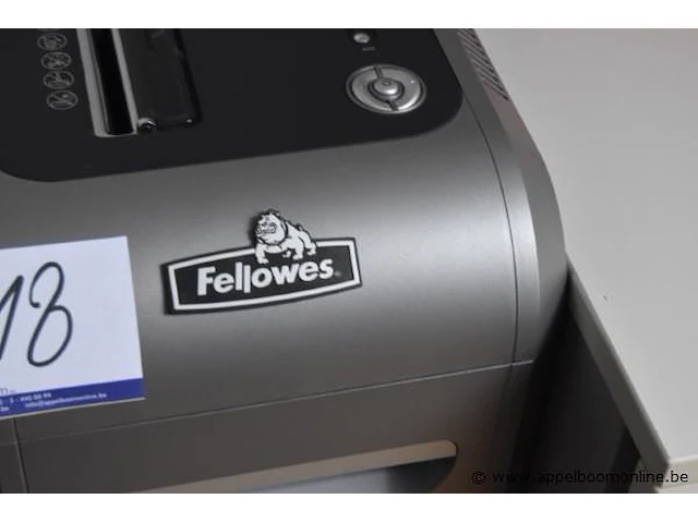 Papiersnipperaar fellowes (staande op eerste verdieping) - afbeelding 2 van  2