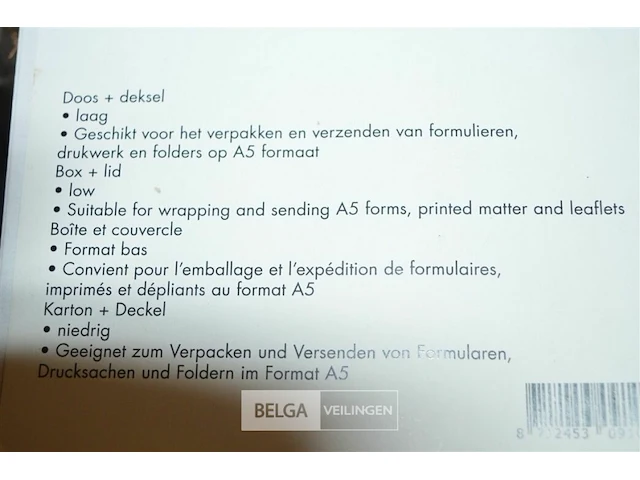 Paraat dozen a5 , 3 pakketten - afbeelding 4 van  5