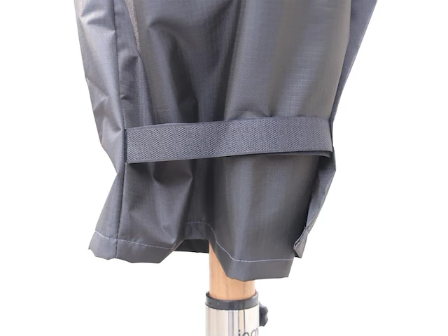 Parasol 2,5m alu donkergrijs + beschermhoes + parasolvoet 40kg - afbeelding 5 van  19