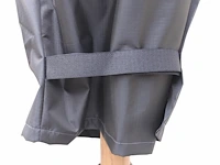 Parasol 2,5m alu donkergrijs + beschermhoes + parasolvoet 40kg - afbeelding 5 van  19