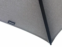Parasol 2,5m alu donkergrijs + beschermhoes + parasolvoet 40kg - afbeelding 17 van  19