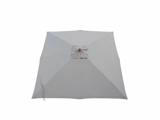 Parasol 2,5m hout lichtgrijs + beschermhoes - afbeelding 2 van  18