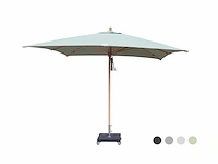 Parasol 2,5m hout lichtgrijs + beschermhoes - afbeelding 11 van  18
