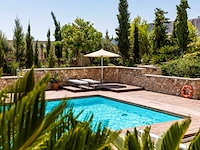 Parasol 2,8m zwart + beschermhoes + parasolvoet 35kg zwart - afbeelding 11 van  13