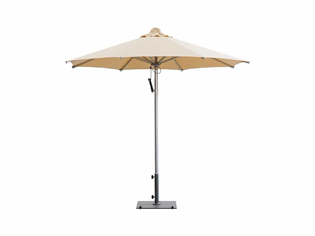 Parasol 2,8m zwart + beschermhoes - afbeelding 1 van  12