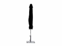 Parasol 3,5m zand + beschermhoes + parasolvoet 40kg zwart - afbeelding 12 van  15
