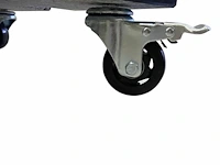 Parasol 3m hout lichtgroen + beschermhoes + parasolvoet 40kg - afbeelding 14 van  21