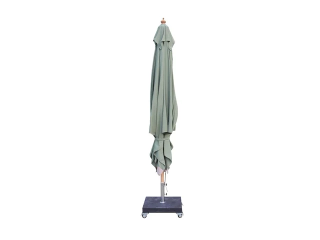 Parasol 3m hout zand + beschermhoes + parasolvoet 40kg - afbeelding 15 van  21