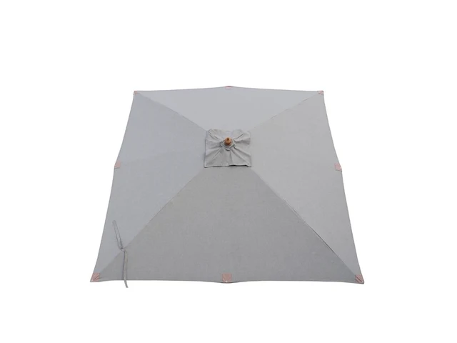 Parasol 3m hout zand + beschermhoes + parasolvoet 40kg - afbeelding 19 van  21