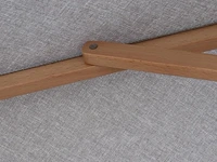 Parasol 3m hout zand + beschermhoes + parasolvoet 40kg - afbeelding 21 van  21