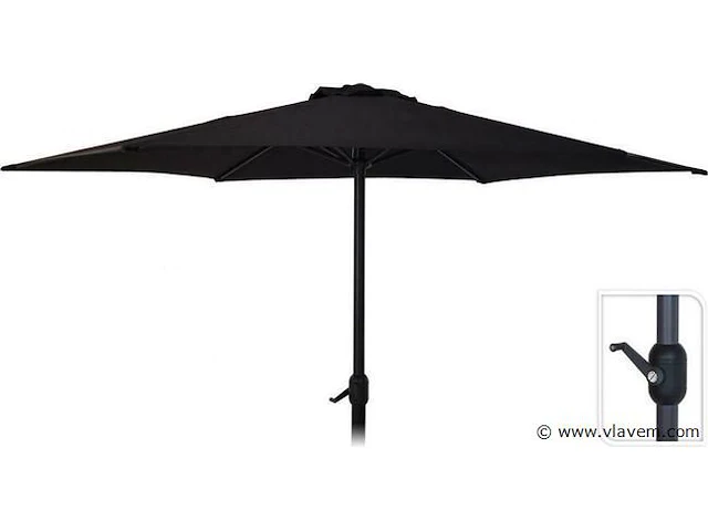 Parasol donkergrijs 3m - afbeelding 2 van  3
