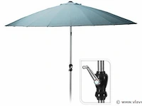 Parasol kantelbaar blauw - afbeelding 1 van  2