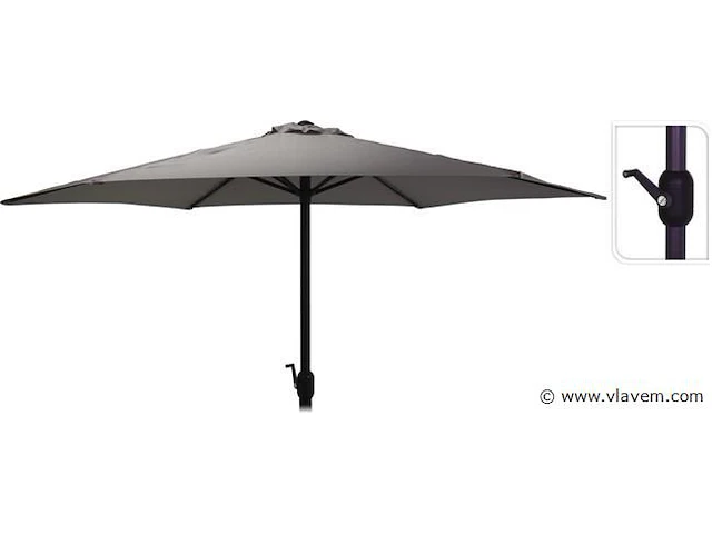 Parasol kantelbaar donkergrijs - afbeelding 2 van  3