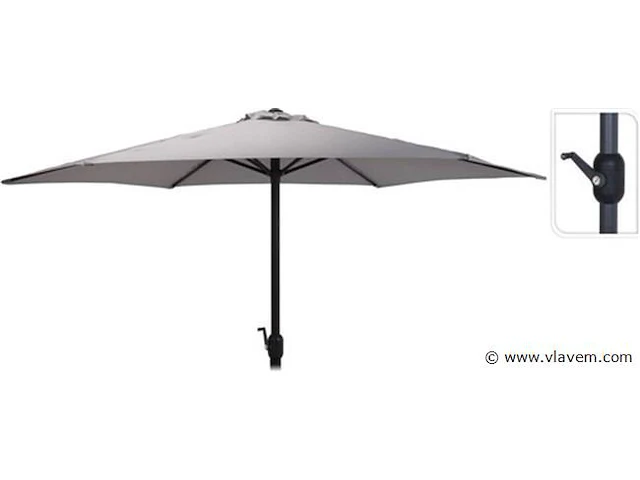 Parasol kantelbaar lichtgrijs - afbeelding 1 van  3