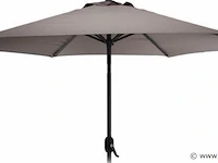 Parasol kantelbaar lichtgrijs - afbeelding 2 van  3