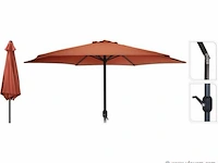 Parasol kantelbaar terra oranje