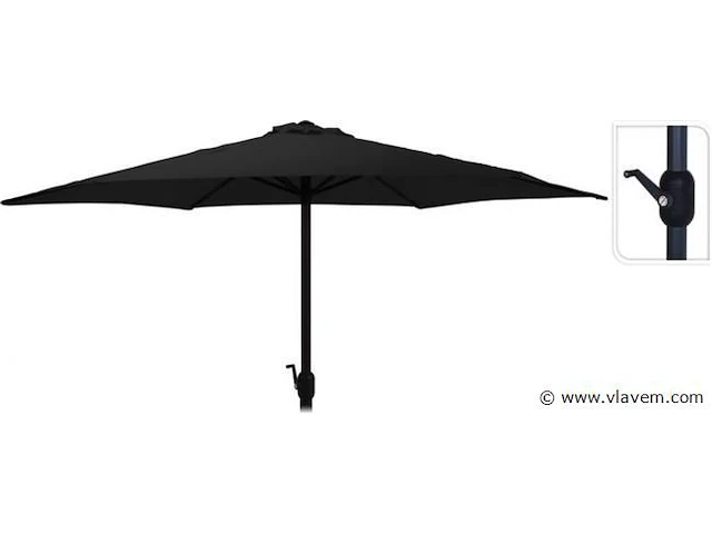 Parasol kantelbaar zwart - afbeelding 1 van  2