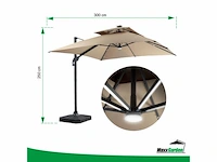 Parasol met led licht - afbeelding 2 van  5