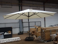 Parasol met voet - afbeelding 2 van  6