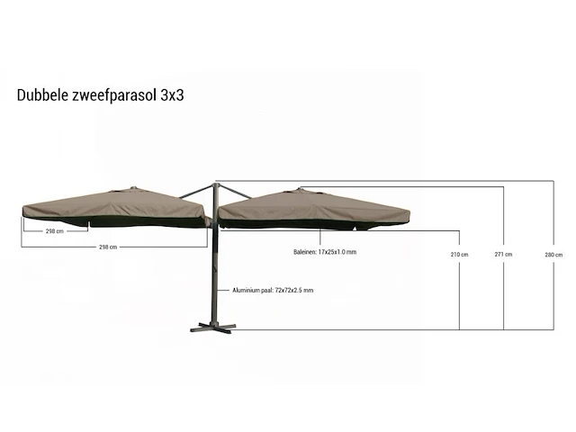 Parasol - afbeelding 2 van  3