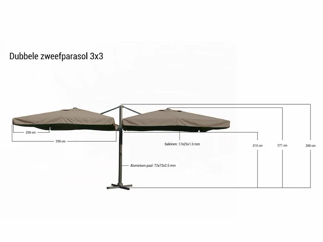 Parasols - afbeelding 2 van  3