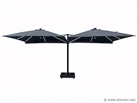 Parasolvoet 100x100 cm met wielen (excl. tegels) - afbeelding 5 van  5