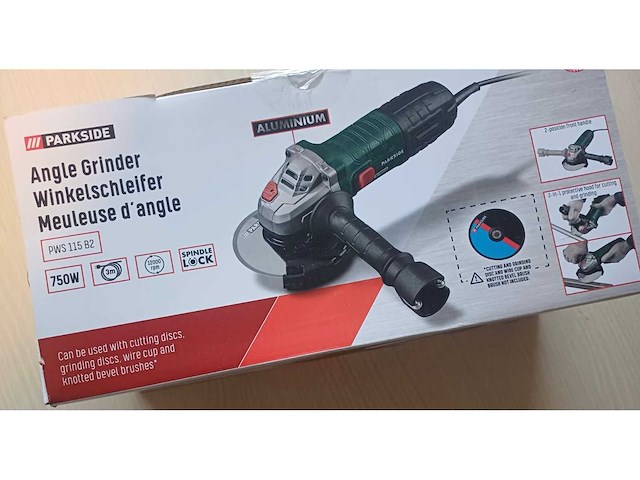 Parkside haakse slijpmachine (10x) - afbeelding 6 van  6