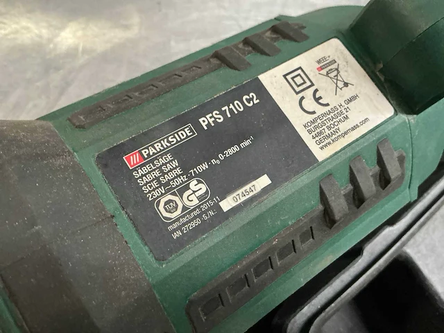 Parkside pfs 710 c2 elektrische reciprozaag - afbeelding 4 van  4