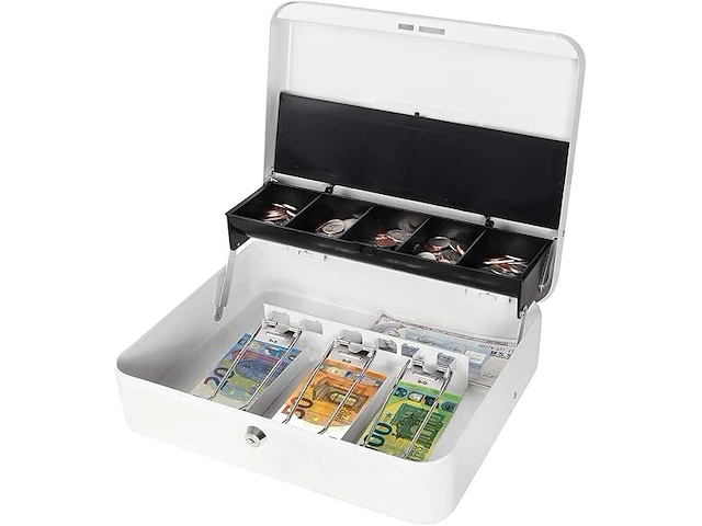 Parrency grote geldcassette (wit) - afbeelding 1 van  3