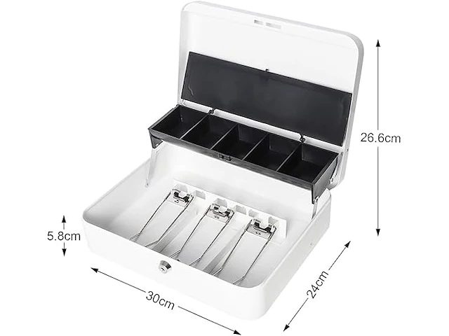 Parrency grote geldcassette (wit) - afbeelding 3 van  3