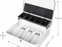 Parrency grote geldcassette (wit) - afbeelding 3 van  3